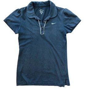 Nike Women's Black Button Down Shirt